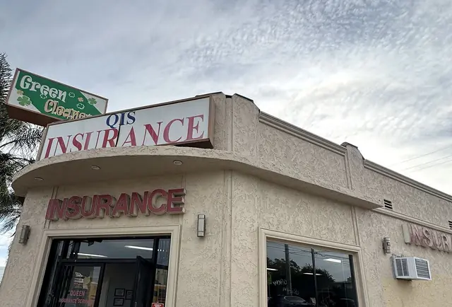 Queen Insurance Services storefront on Gaffey St, San Pedro